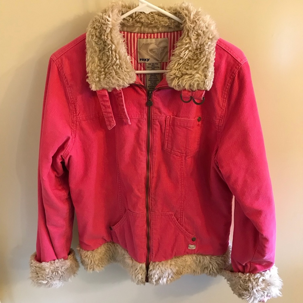 Roxy hot pink jacket